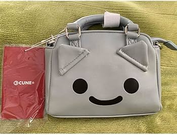 CUNE (キューン) バック　希少 Amazon.co.jp: cune キューン バッグ 脳みそ ミニバッグ グレー 縦15